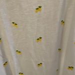 Talbots Women’s white with embroidered lemons 100% cotton SS t-shirt, LP Photo 2