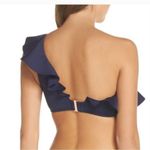 Ted Baker  Navy Blue One Shoulder Ruffle Bikini Top Photo 2