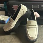 Steve Madden Cream Slip-On Loafers Photo 2