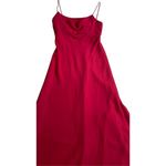 Michelangelo Prom/ Wedding Gown Red Maxi Dress Size M Photo 11