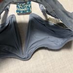 Free People Sierra Light Blue Swiss Dot Mesh V-Neck Bandeau the Rain New Small Photo 3