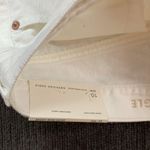 American Eagle NWOT AEO White Baggy Mom Short Size 10 100% Cotton Photo 2