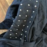 IRO  Nicely black studded Jumpsuit cowboy crop size 34 linen cotton blend 0 XS Photo 4