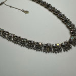 Loft Pink Clear & AB Aurora Borealis Rhinestone Gold Tone Necklace Photo 10