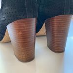 Sam Edelman Ellery Block Heel Suede Sandal Heels Shoes Perforated Leather Bootie Photo 7