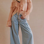 Free People  We The Free Lotus Balloon Jeans Photo 1