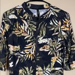 Nip Tuck Swim Women’s Floral Tropical Print Beach Multicolor Zip Photo 1