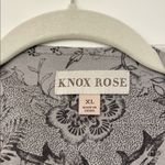 Knox Rose  Charcoal Floral Open Cardigan Photo 4