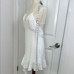 ZARA  White Ruffle Hem Dress‎ Photo 4