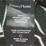 Privacy Please Revolve x  Black Striped Off the Shoulder Long Sleeve Crop Top M Photo 3