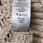 Maurice's Short Sleeve Sweater Dress Tan With Speckles of Pink, Teal & Gold Photo 3