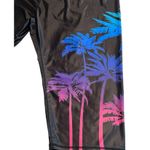 DR Swim Pants Leggings Womens Plus Size 5X Black Neon Palms Print Cropped NWT Photo 3