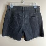 Madewell black denim jean short cut offs size 27 Photo 4