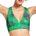 JoyLab  V-Neck Island Print Abstract Strappy‎ Padded Sports Bra Women’s XS Photo 1