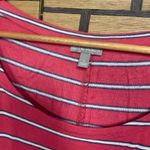 Talbots T By Pink Stripe Dress Size Large Photo 6