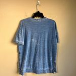 On The Road  small blue short sleeve top Photo 3