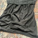 Lululemon Black Pritti Ruffle Tank Size 4 Athletic Shirt Built in Sports Bra Photo 9