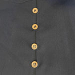 Entro  Black Mini Dress with Tan Belt Photo 3