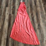 Retrofête Retrofete Sabrina Dress in Coral Size Large Halter Open Back NWT Sleeveless Maxi Photo 6