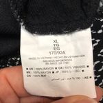 Old Navy Women’s Boho Diamond Pattern Black White Drawstring Beaded Crop Pants Photo 8