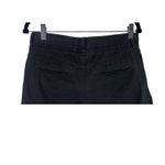 Athleta Relaxed Fit Cotton Cargo Bermuda Shorts Zip Clasp 5-Pockets 6 Grey #2808 Photo 4