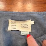 Anthropologie  Saturday Sunday Laser Cut Rolled Sleeve Pullover‎ Blue Size Medium Photo 3