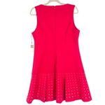 Ivanka Trump Dress Sz 16 Hot Pink Studded Box Pleats Officewear Elegant Modern Photo 6