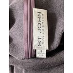 St John Santana Knit Sleeveless Cowl Neck Sweater Dress Size 6 Grayish Purple Photo 7
