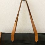 Madewell | Zip Top Medium Transport Tote Black Brown Leather Shoulder Crossbody Photo 4