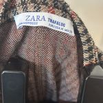 ZARA Plaid Short Sleeve Dress with Pockets Photo 3