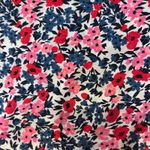 Old Navy Maternity Dress Floral Sleeveless Pin Tuck Tie Back XL Knee Length  Photo 9