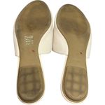 Anthropologie Vicenza Tasseled Slides Leather Sandals Shoes 37 / 8 Orange Photo 4