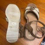 Sam & Libby  Corinne Brown and Cream Espadrille Wedge Sandal Photo 4