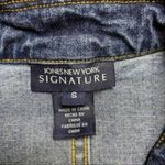 Jones New York GREEN DAY Jacket Patch & Denim Jean Jacket size small Photo 3