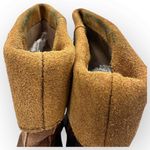 KOAH Brown Leather Ankle Boots Rubber Sole Tread Pattern Casual Style Size 39 Tan Photo 9