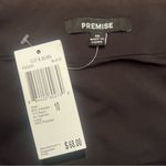 Premise Scalloped Hem Stretch Lined A-Line Mini Skirt Black Size 10 NEW Photo 3