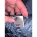 Martha Stewart Dusty Blue Down Insulated Zip Puffer Vest Short Sleeve Jacket M Size M Photo 3