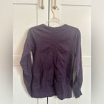 Athleta Purple Long Sleeve Top Size Small Athletic Running Yoga Photo 1