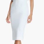 Dress the Population NWOT Alondra Blouson Sheath Dress in white sz L Photo 0