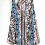 Lavish  L Halter Tribal Print Scarf Style Tank Top - Multicolor Photo 0