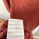 Free People  Mont Blanc Cable Knit Mini Sweater Dress in Red Jasper Photo 4