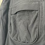 Lululemon Tie Waist Cargo Capri Cropped Pants Black Size 6 Photo 3