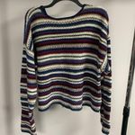 Vintage County Seat Crop Striped Sweater Size L Red Size L Photo 4