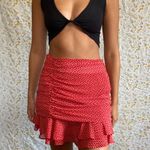 Native One Red Heart Skirt Size M Photo 0