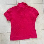 Lacoste Like New Hot Pink Magenta Polo Shirt Sz Small/42 Photo 3