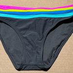 Hobie Women’s Medium Raisins Charcoal Low Rider Swim Bikini Bottom NWT Photo 0