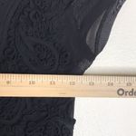 Love Culture  ladies black sheer lace onesie top size small rave festival Photo 9