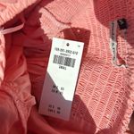 Abercrombie & Fitch NWT  Emerson Poplin Puff Sleeve Dress peach cottagecore Photo 4