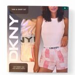 Donna Karan NWT DKNY Women's Tank & Short Set Pink XL Photo 3