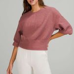 Lululemon Textured Crewneck Pullover in Spiced Chai Photo 0